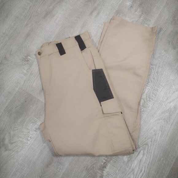 Outdoor Tactics Men's Size 2XL Tan with Black Outdoor Cargo Hiking Work Pants - Picture 9 of 13
